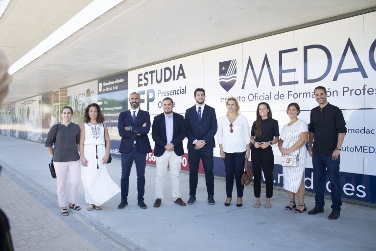 Delegado de Deporte y miembros de MEDAC