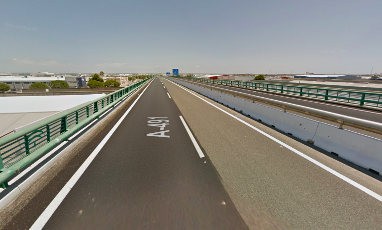 Obra carretera Rota - Jerez Televisión