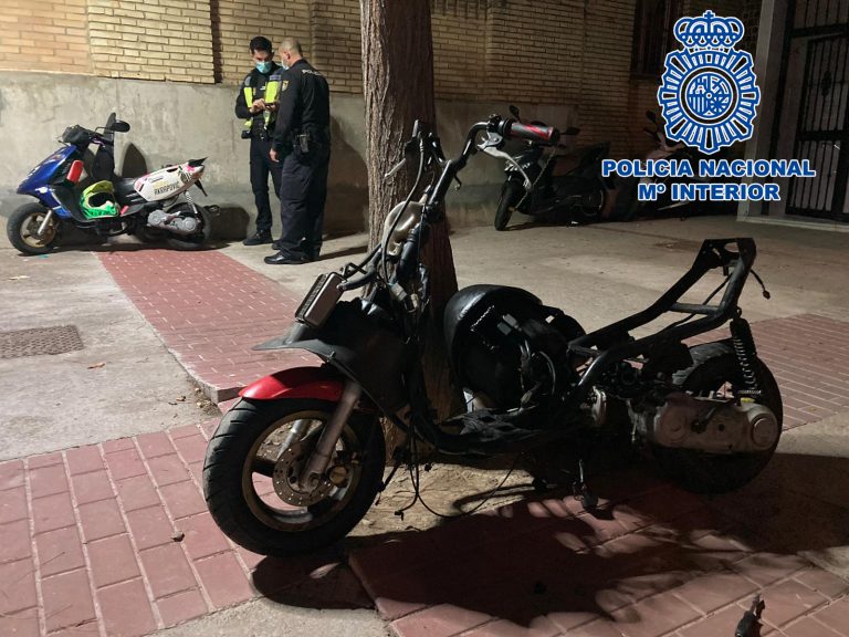 Jerez Detenidos robo moto Jerez Televisión