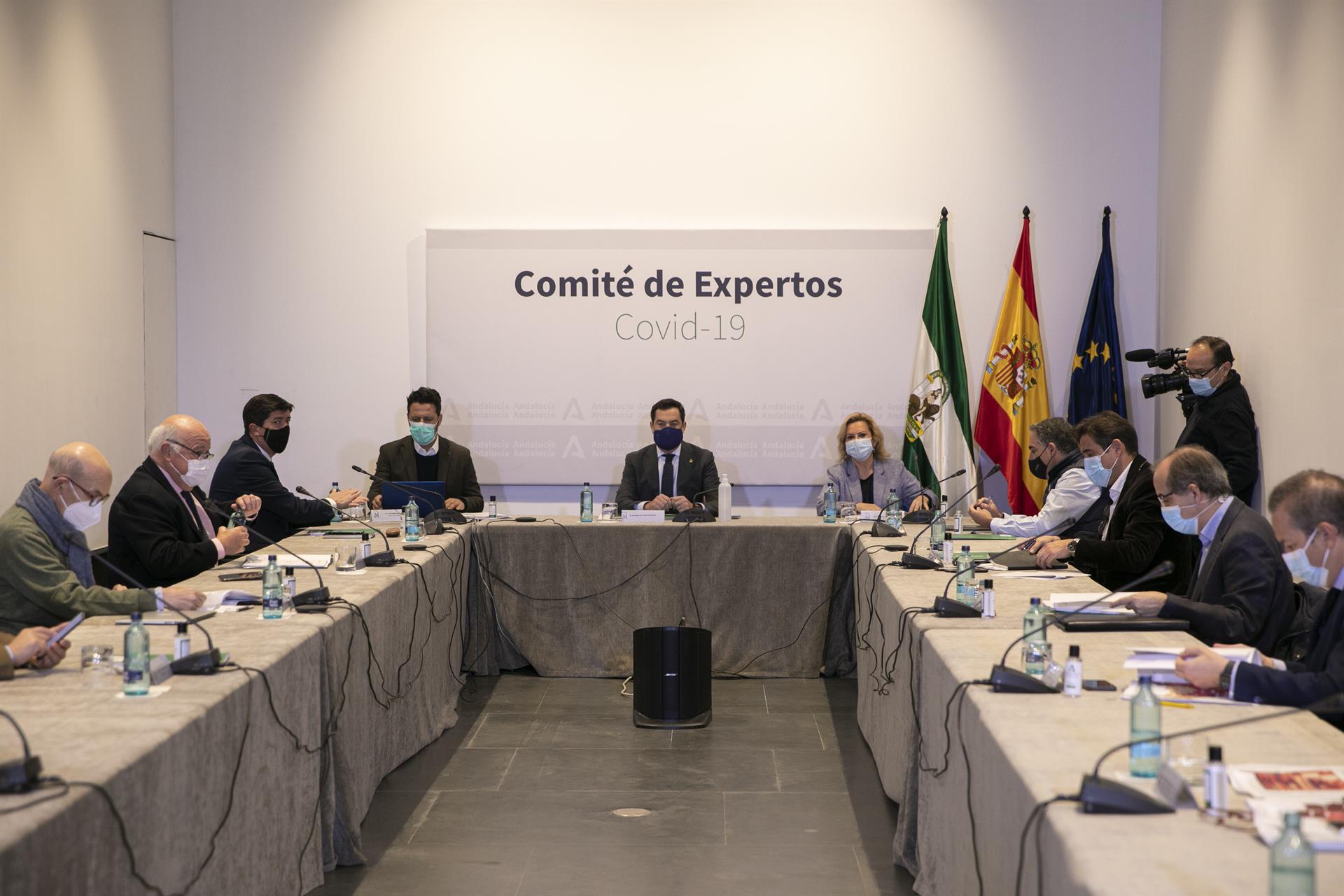 comité expertos Junta de Andalucía 15-01 Jerez TV 2021