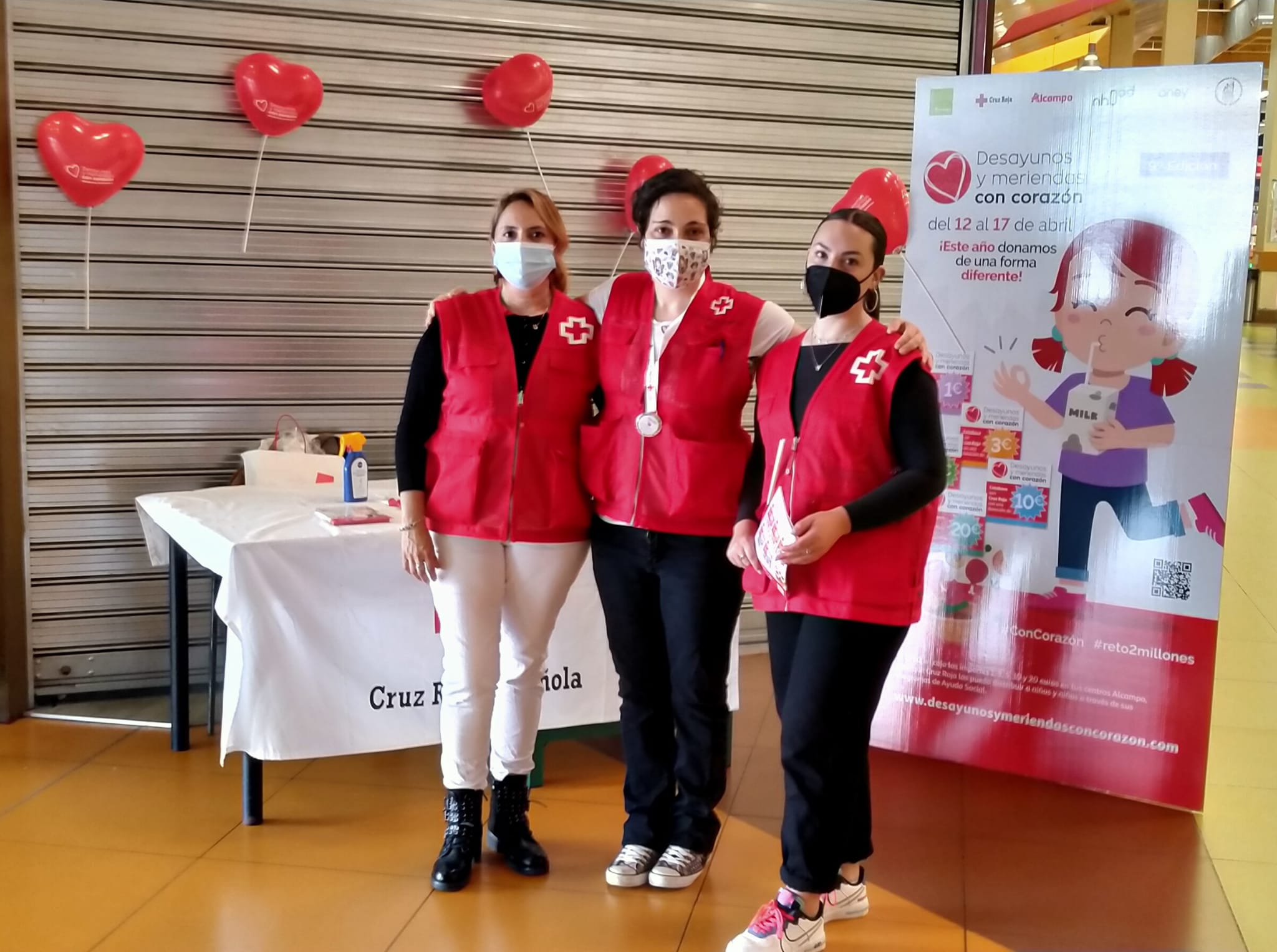 Cruz Roja Desayunos y Meriendas con Corazón