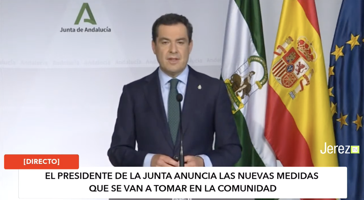 JEREZ TV JUANMA MORENO NUEVAS MEDIDAS ANDALUCIA