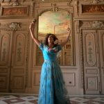 Rosario flores mariposas