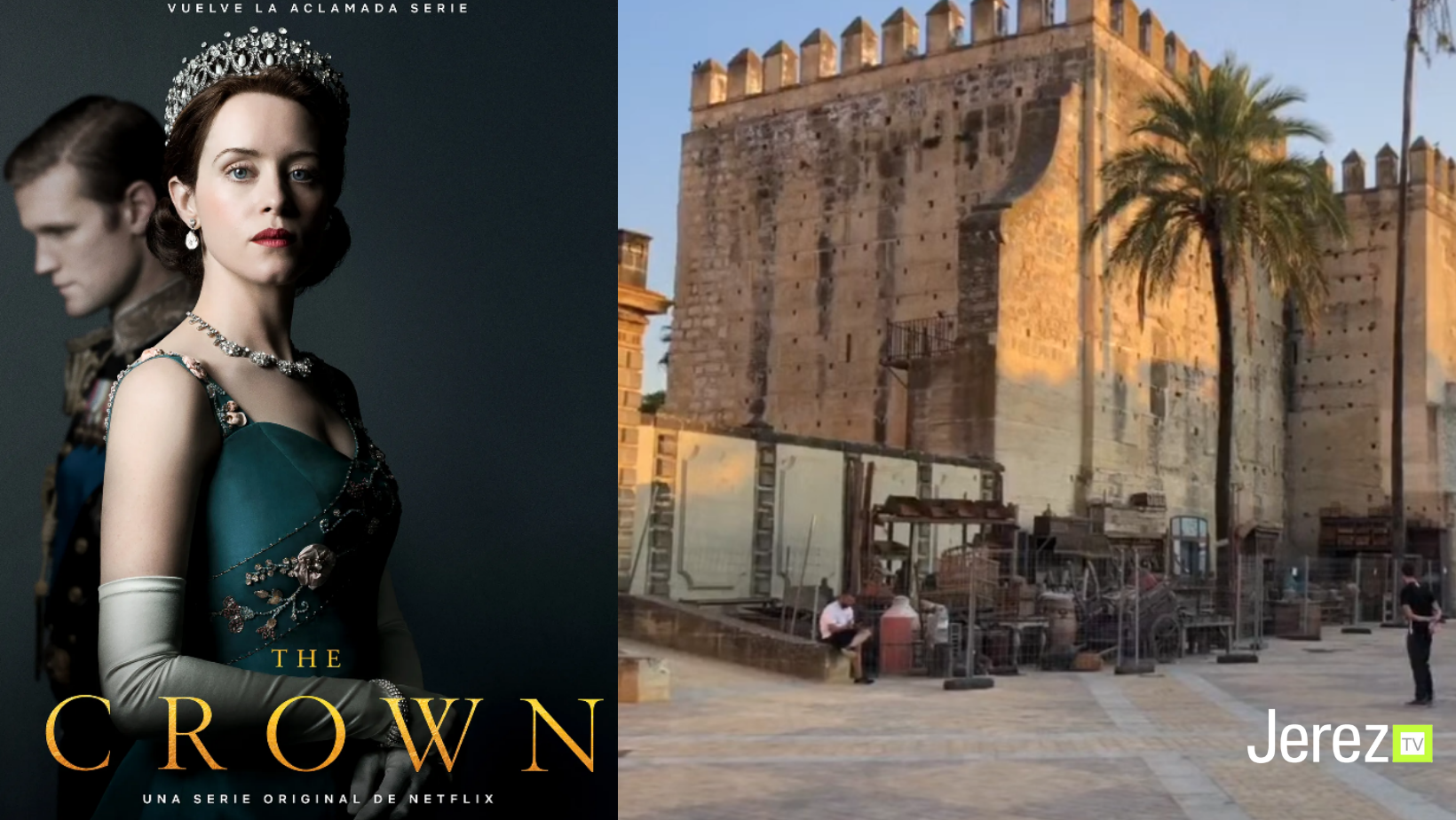 The crown en el alczar de Jerez