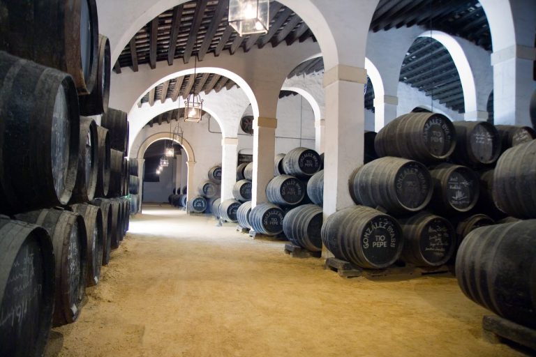 interior de las bodegas González Byass