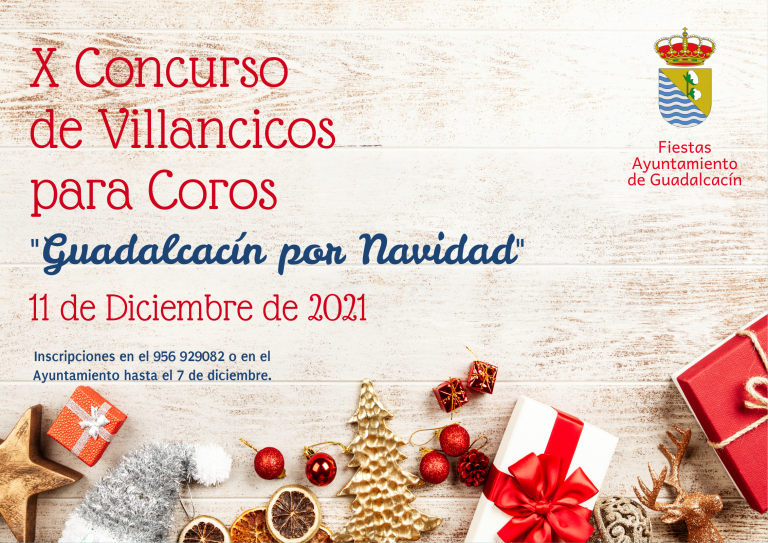 Cartel Concurso Villancicos Guadalcacín 2021