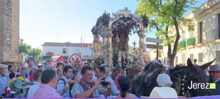 Jerez Televisión llegada Hermandad Rocío Jerez 2022
