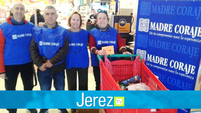 Jerez Televisión recogida alimentos Madre Coraje junio 2022