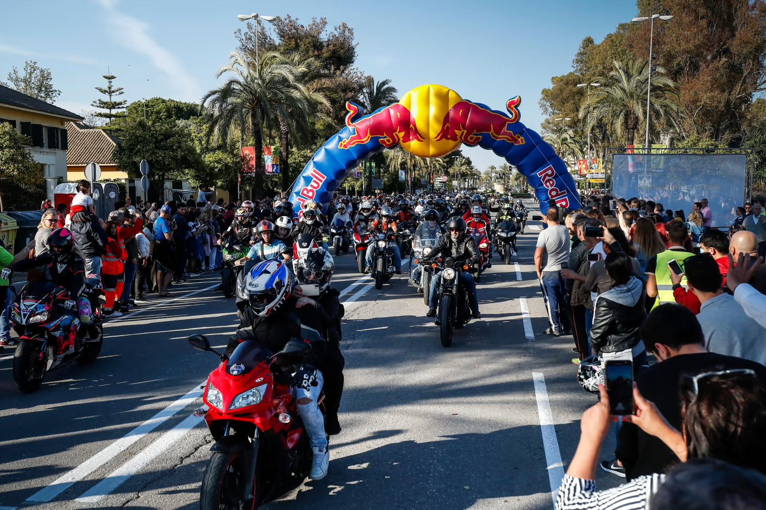 Jerez TV convoy motos jerez avenida