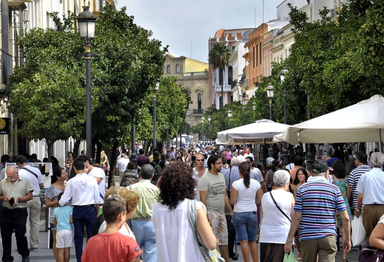 Jerez TV calle larga centro jerez gente personas