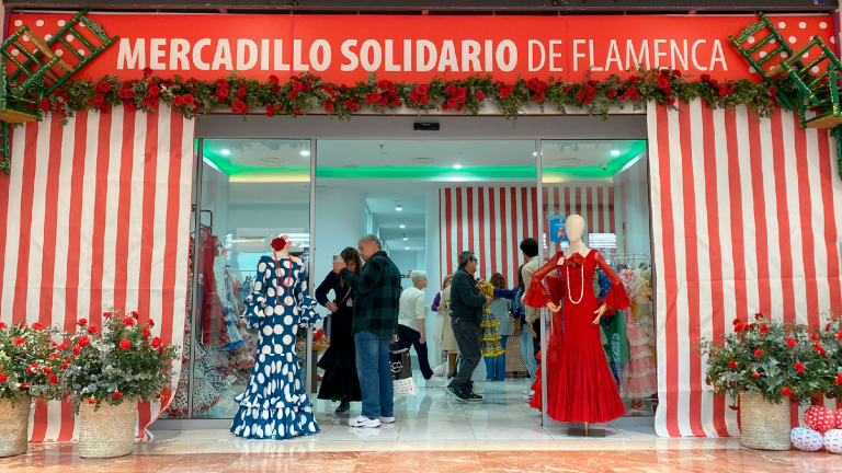 Jerez tv Mercadillo solidario trajes de flamenca