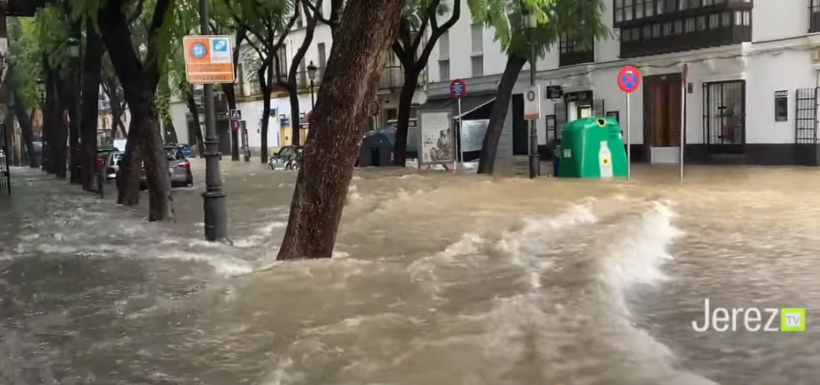 Jerez TV DANA Jerez 2024 calle Porvera