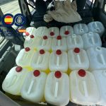 Cádiz.-Sucesos.-Intervienen más de 400 litros de gasolina para narcolanchas en operativos en Jerez contra el petaqueo