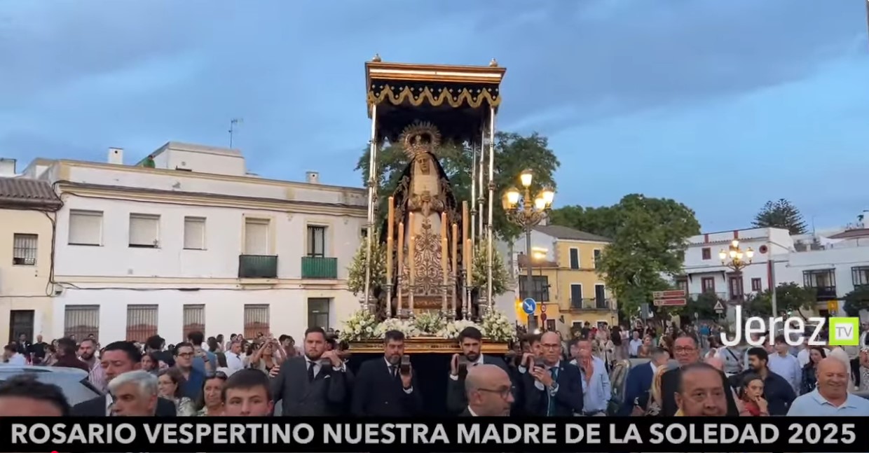 Jerez TV Rosario Vespertino de la Hermandad de La Soledad