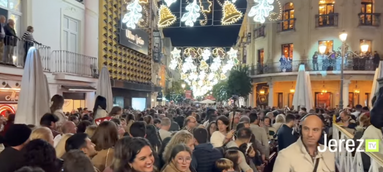 Jerez TV Alumbrado de Navidad Gallo Azul