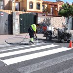 Jerez TV Pintura de señales en La Canaleja_3