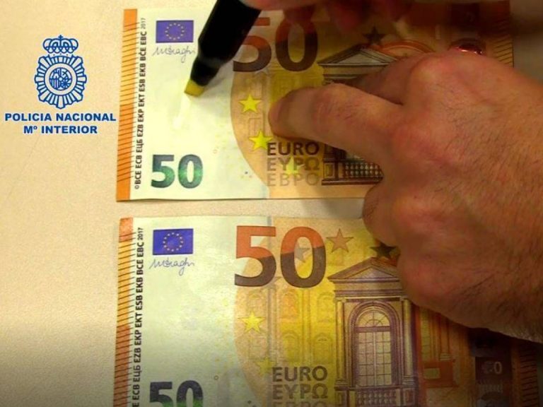 billetes falsos
