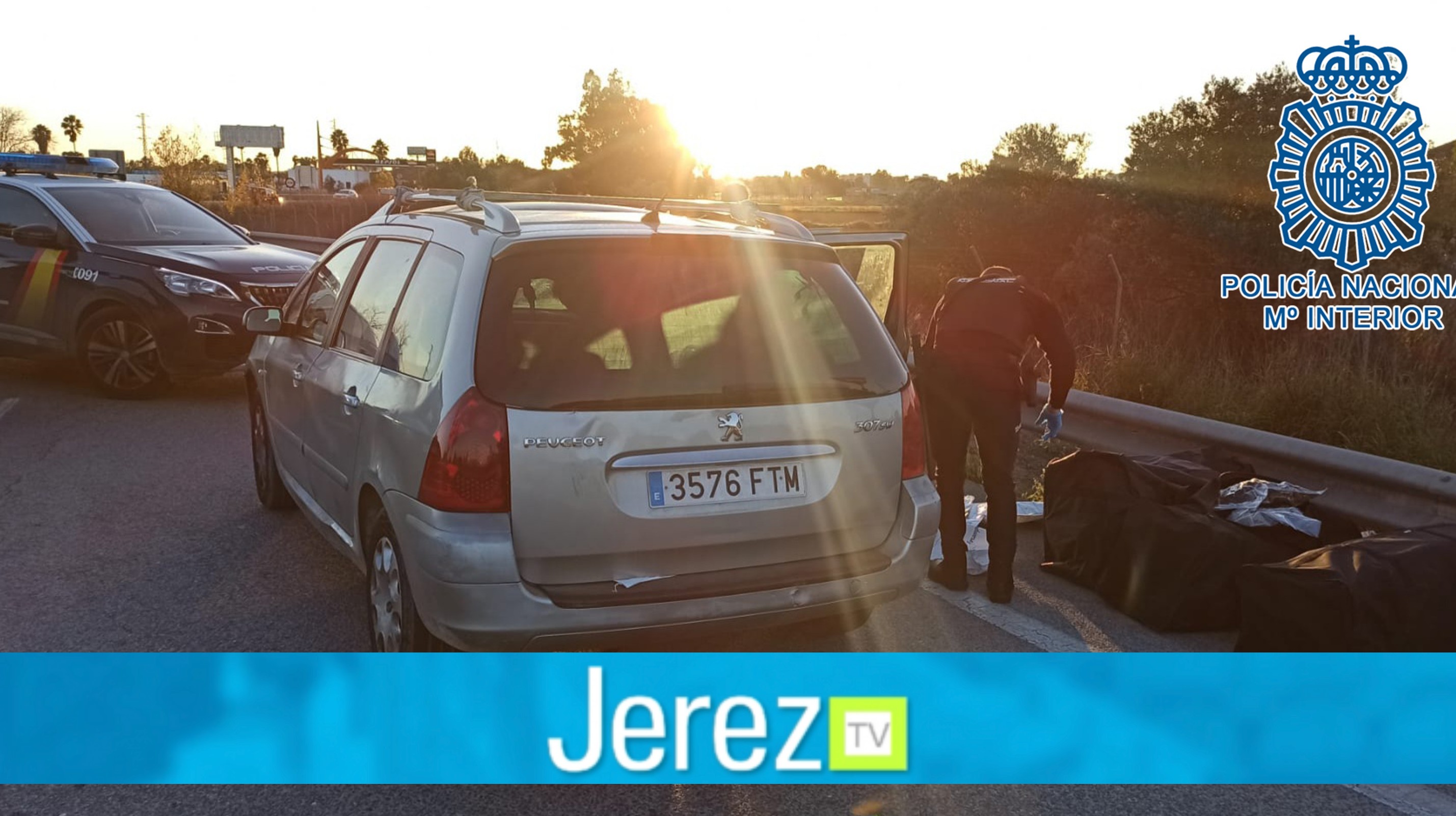 Jerez Televisión Detenido Jerez Marihuana en un coche (2)