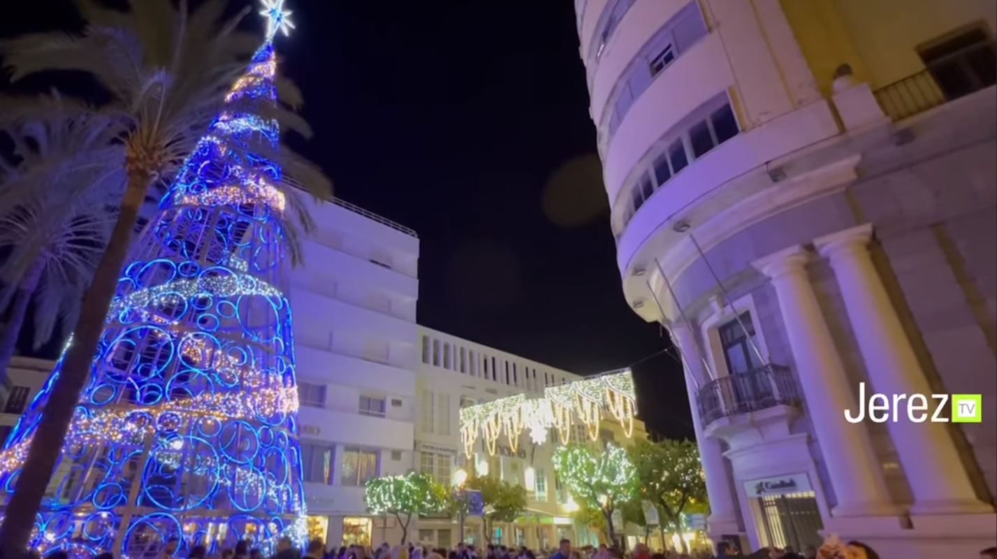 Jerez TV alumbrado encendido arenal arbol de navidad