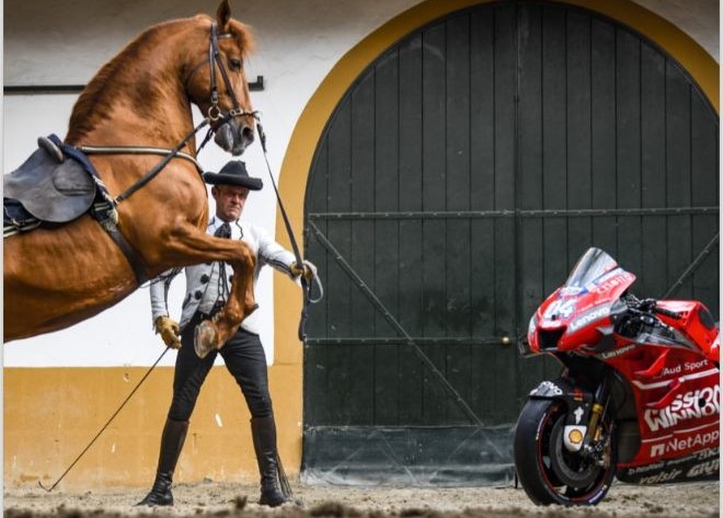 Cartel espectáculo Campeonato de MotosGP