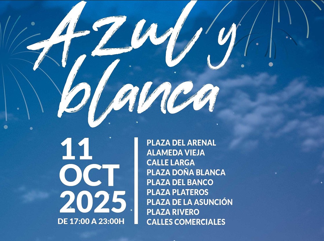 Jerez Tv captura noche azul y blanca