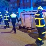 Jerez TV Bomberos coche volcado Avda Europa 2026 portada