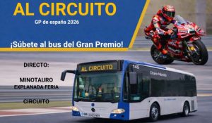 Jerez TV Lanzadera autobuses Gran Premio Motos 2026