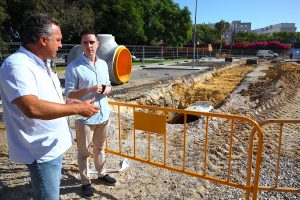 Jaime Espinar visita Obras Colector de La Granja Jerez TV