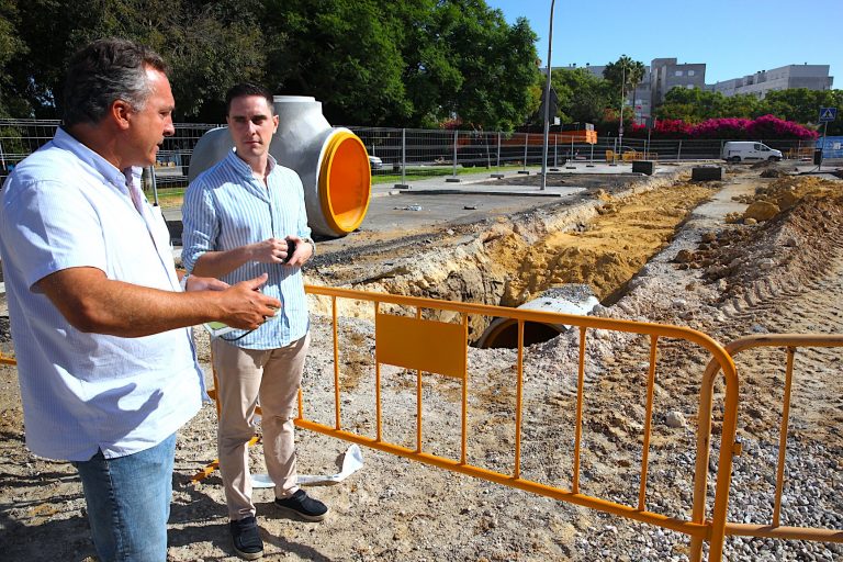 Jaime Espinar visita Obras Colector de La Granja Jerez TV