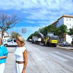 Jerez TV Alcaldesa visita obras de reasfaltado